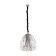 Ceiling lamp "Lif" silver 1x40W, E27, 52x52x61 cm