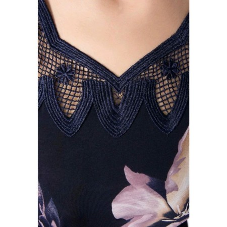 Female dress, size 44, blue color-2