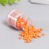 Round 6/0 beads in the bottle "Orange Orange" 20 g