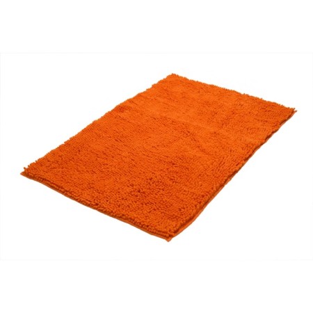 Soft bathroom mat, orange, 55x85 cm