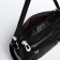 Bag Cross-Bodi with a zipper, black color