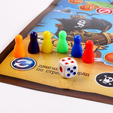 Carnival set "Treasures of Pirates" with a game gun-8