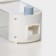 Container - a dispenser for storing bulk ricco, 11.8 × 9.5 × 19 cm, 1 l, white color
