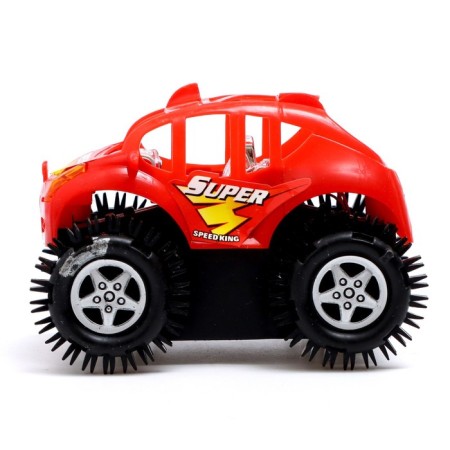 Drive jeep "Tricky", works on batteries, red color-1