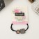 Hair elastic band "Kalie" buttons, 5 cm, mix
