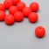 Busina silicone "Round" red-orange d = 1.2 cm