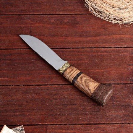 Hunting knife "Gunnar" 22cm, blade 112mm/2.8 mm, with a pattern-2