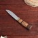 Hunting knife "Gunnar" 22cm, blade 112mm/2.8 mm, with a pattern