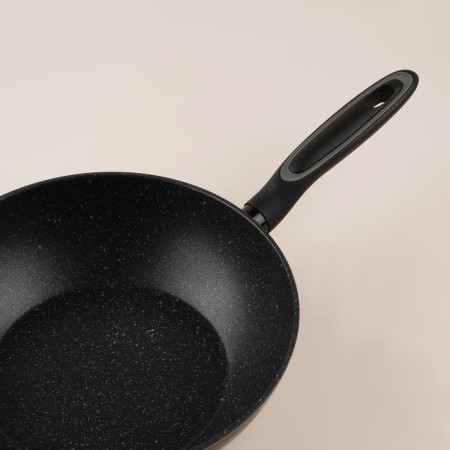 Sleep pan aluminum with anti -stick coating SL Home, D = 28, h = 7.5 cm, black color-5