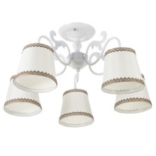 Chandelier 2144/5 E14 40W white 57x57x36 cm Bayerlux