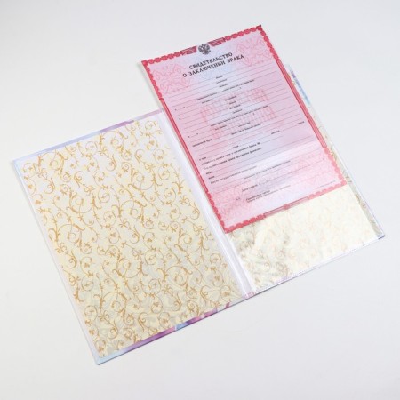 The folder for the marriage of "Orchid" lamination, A4-2