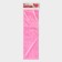 Retro Dolyan Aising rug, silicone, 38.5 × 12 × 0.3 cm, pink color