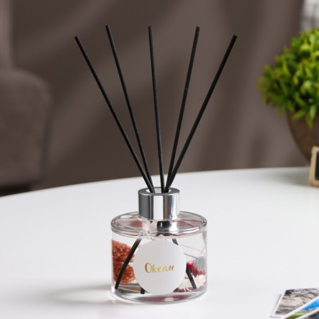 Aromatic diffuser with the interior filler, 120 ml, ocean, "wealth of aroma"-1