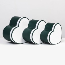Set of boxes 3 in 1 heart l: 24.5x22x12.5 m: 22x19.5x11.5 s: 19.5x17x10.5 cm