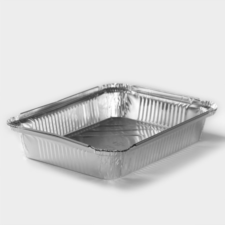 A set of foil for baking and baking shares, 1.04 l, 22.5 × 18 × 4.5 cm, 2 pcs-2
