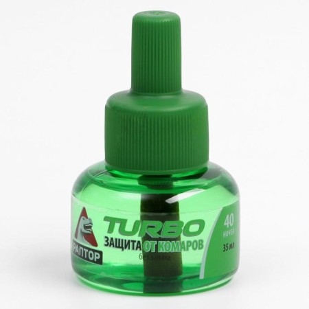 Set from mosquitoes "Raptor" TURBO, fumigator+liquid, 40 nights-3