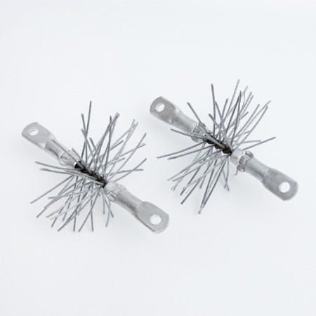Set "Fun tube cleaning" for mechanical purification of chimneys, d = 130 mm, ruff metal-1