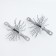 Set "Fun tube cleaning" for mechanical purification of chimneys, d = 130 mm, ruff metal