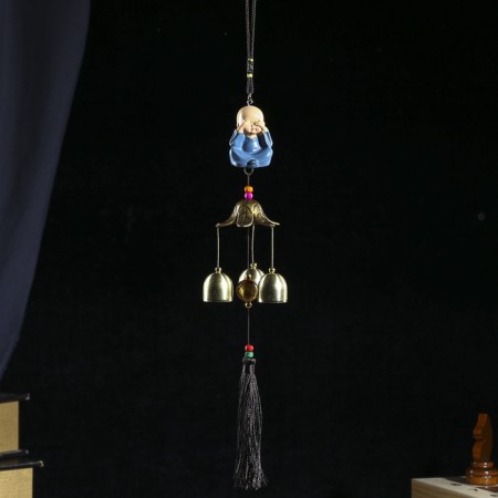 Wind Music Metal "Little Buddha" 3 bells mix 40 cm