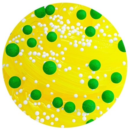 Slime, Crunch-Slime, yellow, 110 g, Vlad A4-1