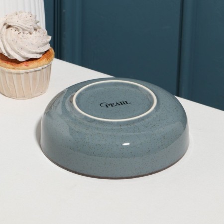 Pearl salad bowl, d = 15 cm, 500 ml, blue, porcelain-2