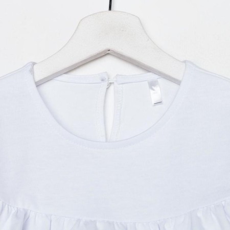 School blouse for a girl, white color, height 140 cm-7