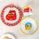 Set of dishes, 3 objects: plate Ø 16.5 cm, bowl Ø 14 cm, mug 200 ml, car