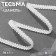 Decorative braid "Chanel", 8 mm, 10 ± 1 m, white color