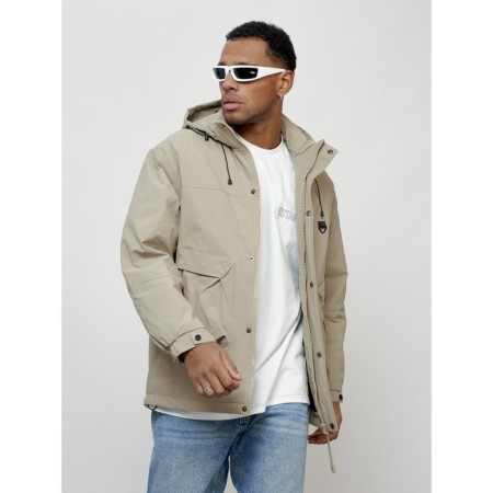 Male spring jacket, size 54, beige color-4