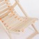 Flexible deck chair, 60 × 140 × 75cm, from linden