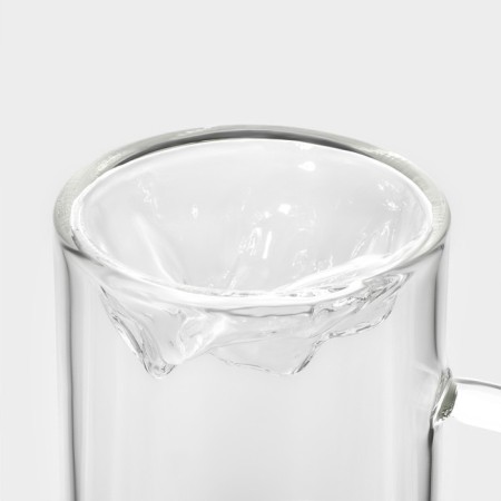 Glass mug Magistro "mountains", 330 ml-5