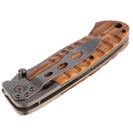 Stinger folding knife, 85 mm, hilt: steel, wood, cardboard box-2