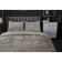 A set with a blanket "Fernand", size 240x260 cm, 50x70 cm - 2 pcs, beige color