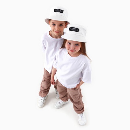 Panama Panam for a boy OVRHT, white color, rr 54-9