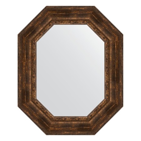 Mirror in a baguette frame, an aged tree with an ornament of 120 mm, 67x82 cm