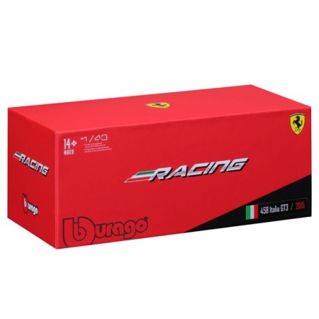 Racing machine BBURAGO Ferrari FXX-Ko 2017, Die-Cast, 1:43, white color-12