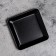 Summary Metal "plate", 10x10x1.1 cm, black