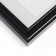 Photo frame Plastic "Gala" 10x15 cm, black (plastic screen)