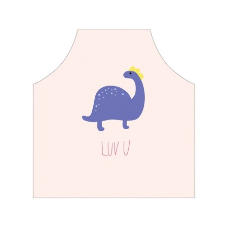 Apron kitchen with a photo print "I love you", adjustable, size OS-2