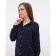 Shirt (shirt) female kaftan “points”, blue color, size 40-42