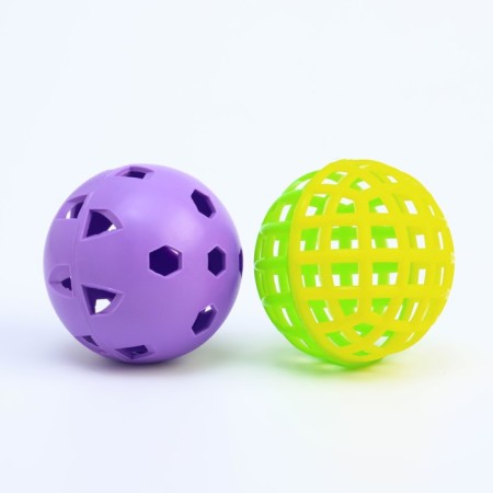 Badminton ball, D-5.5 cm, 2 pcs, standard + weighted-2
