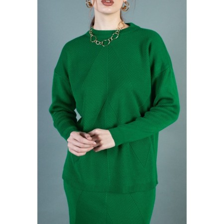 Female set: skirt, jumper, size XL-2