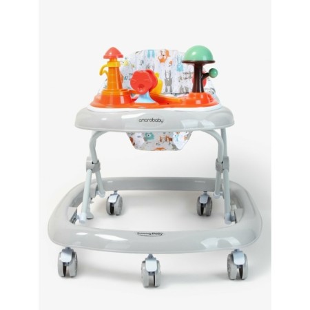 Walks of children's Amarobaby Running Baby, with an electronic game panel, color gray color-13