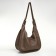 Women's bag on magnet Textura, average size, brown color