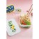 A set of food containers of the Dolyan Lemons, 3 pcs: 150 ml, 500 ml, 1.2 l, rectangular