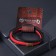 Bracelet Unisex "Strength" Weaving, red-black color, D = 7 cm