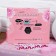 Gift set of "beloved mother" kitchen apron 50cm x 70cm and baking forms