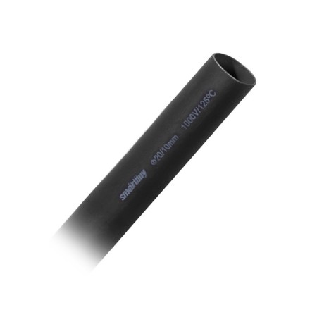 The heat-assigned pipe Smartbuy, 20/10, black, 1 m, SBE-HST-20-B