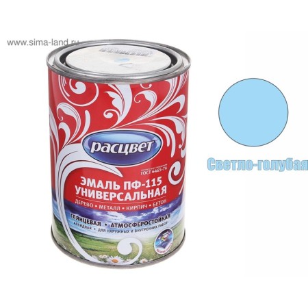 Enamel PF-115 light blue 0.9kg-1