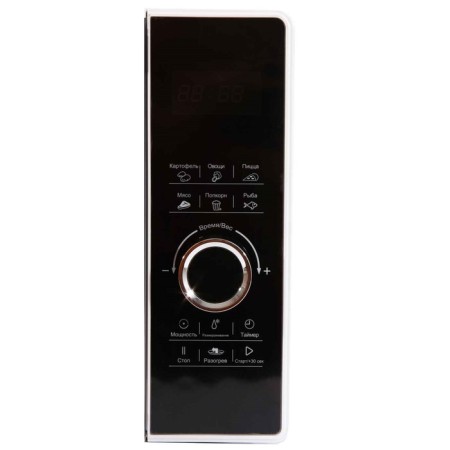 Pioneer MW356S microwave oven, 800 watts, 6 programs, sensor, 23 l, black and white-2